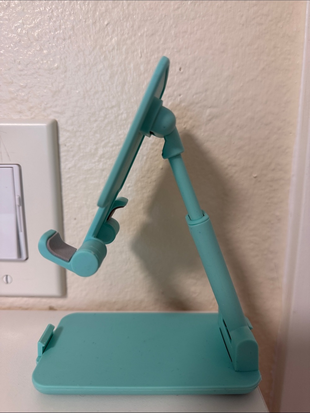 Adjustable Phone Holder Stand - Turquoise - Picture 2 of 7